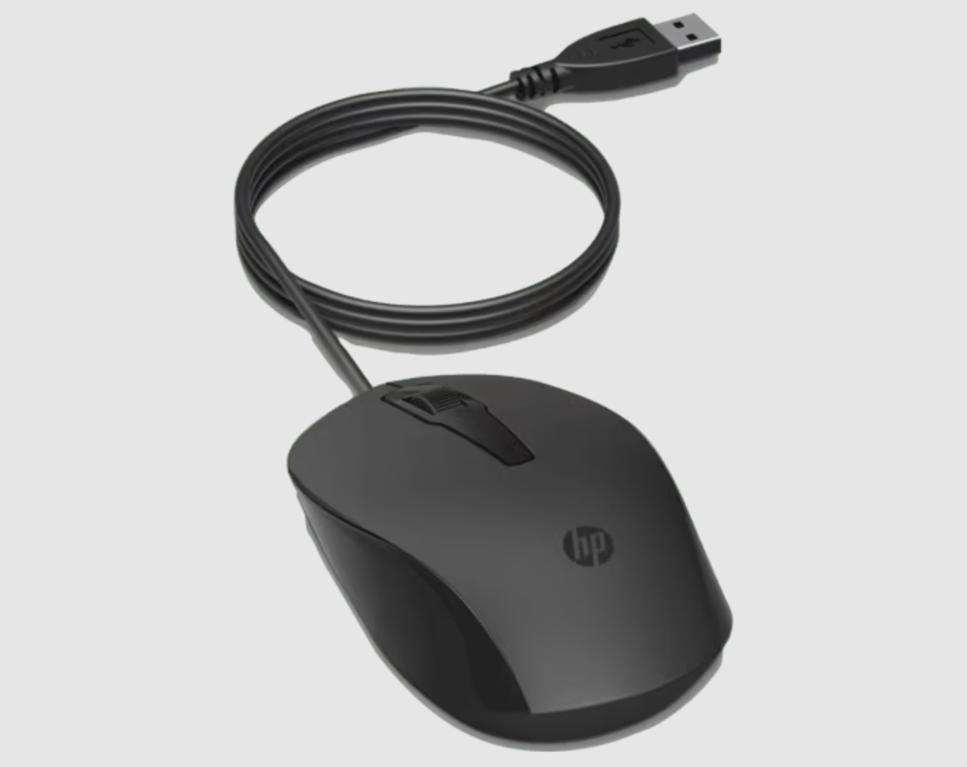 Mouse Alambrico Usb Hp 150 Color Negro – imagen 2