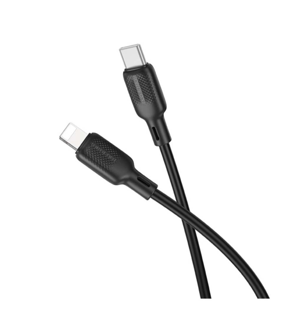 Cable Tipo C Para Lightning Borofone Bx113 1 Metro Negro – imagen 3
