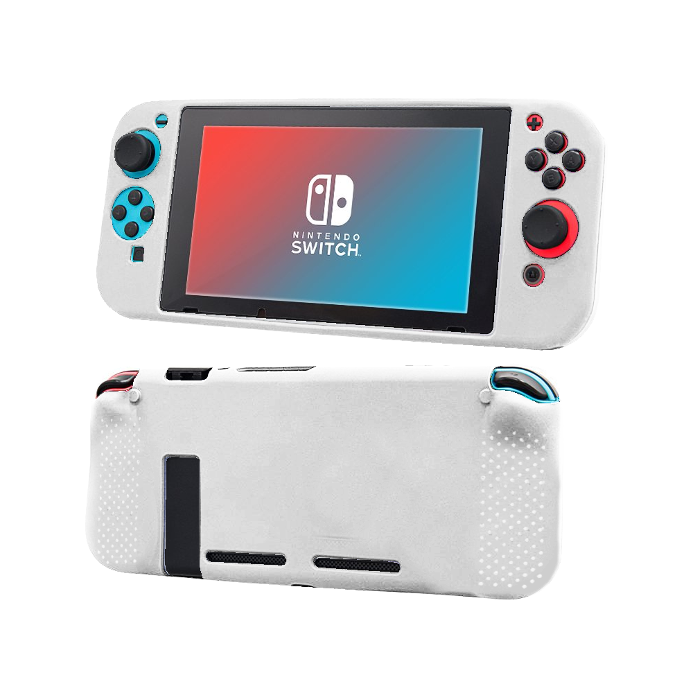 Carcasa Protectora Silicona Nintendo Switch Blanco