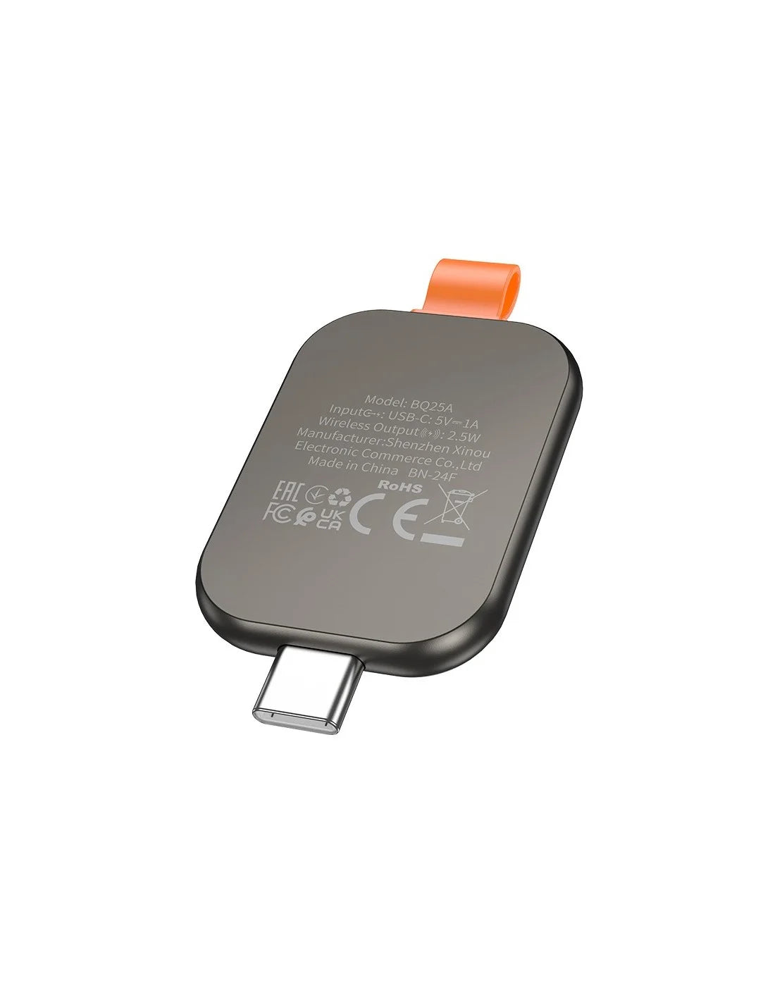Cargador Inalambrico Para Smartwatch Borofone BQ25A Negro – imagen 2