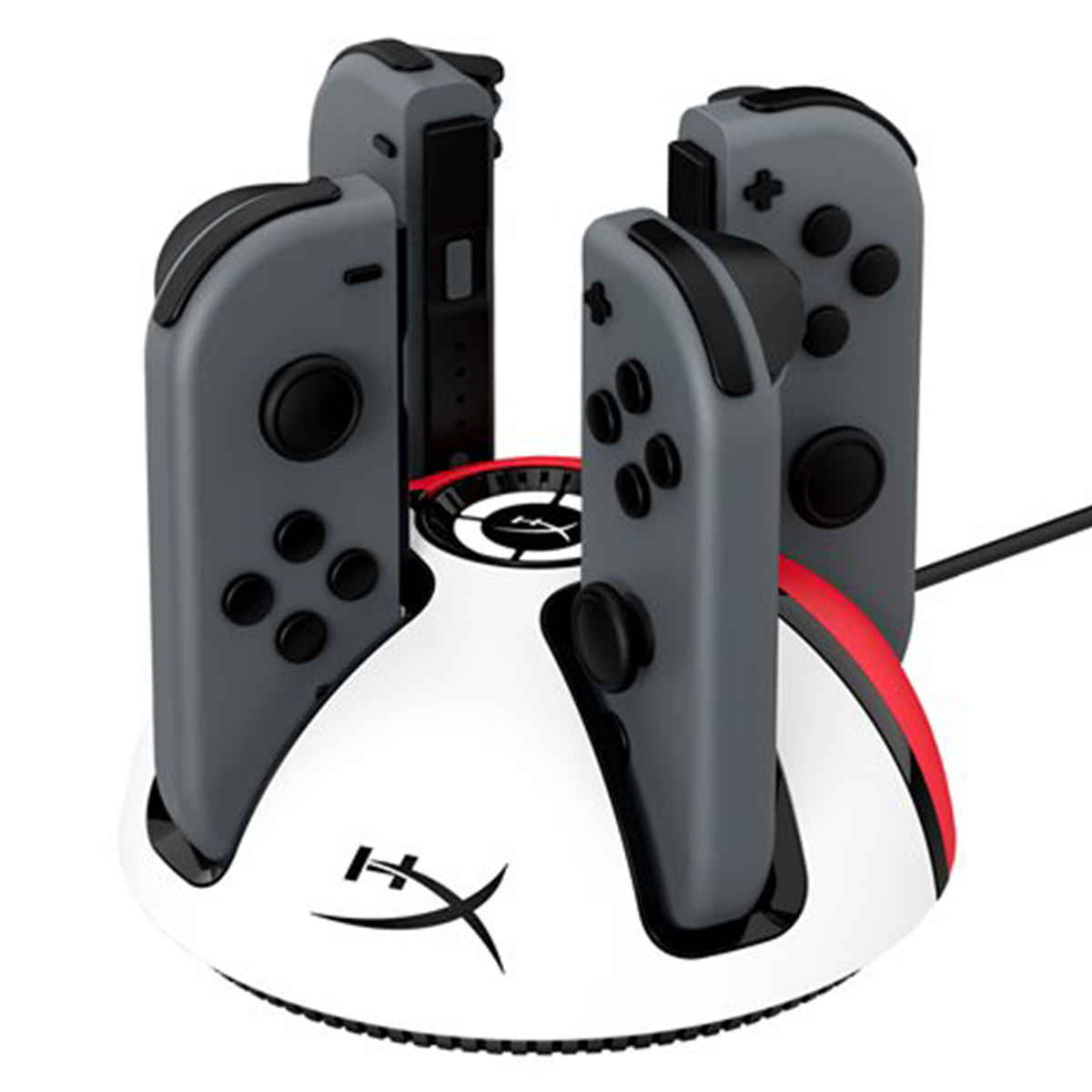 Base Dock Para Cargar 4 Joy-con Hyperx Nintendo Switch Pokemon