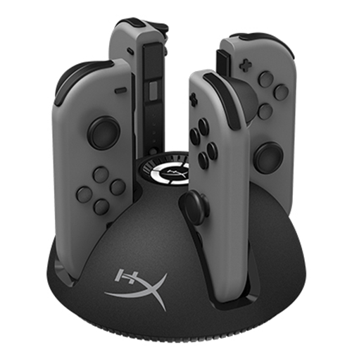 Base Dock Para Cargar 4 Joy-con Hyperx Nintendo Switch