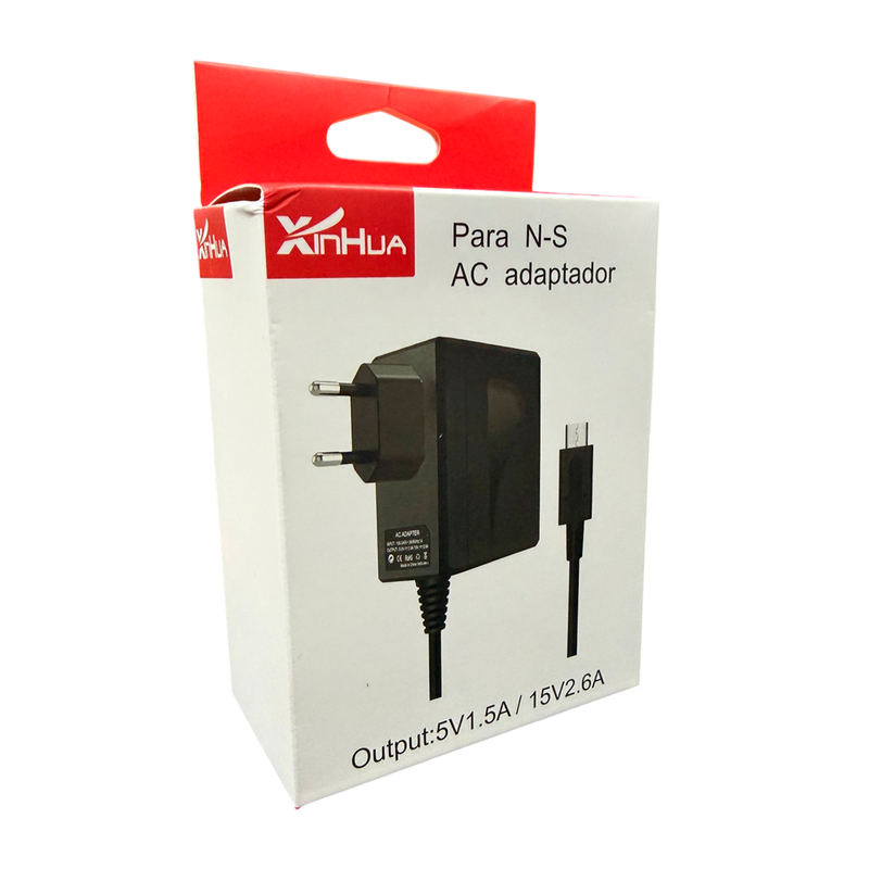 Cargador Nintendo Switch OLED Lite 15V 2.6A - conector