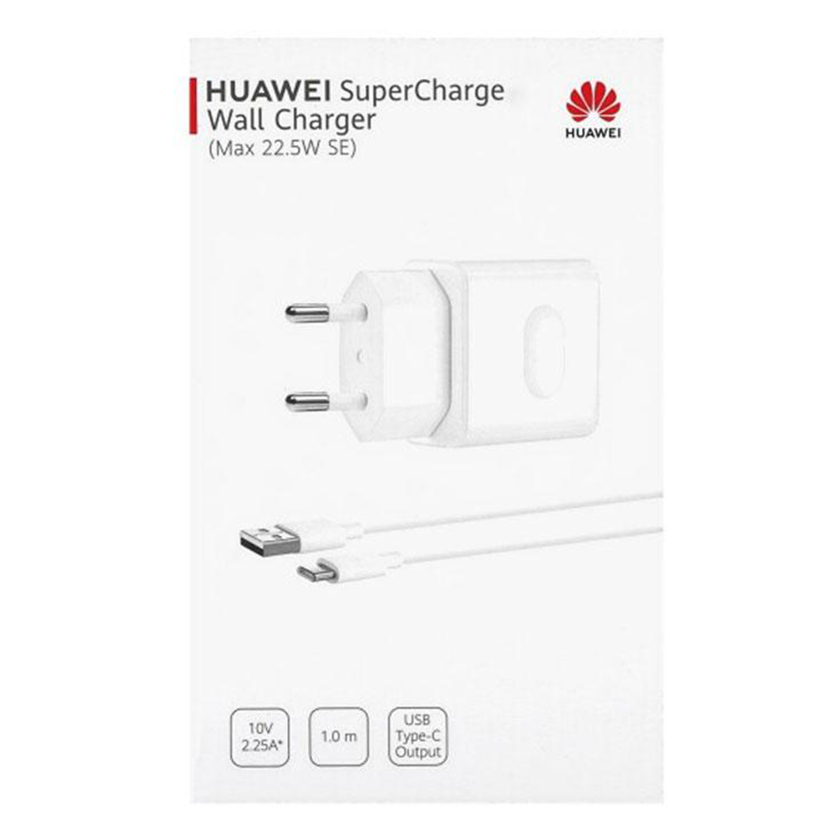Cargador Huawei Tipo C Supercharge 22.5w Cp404 Blanco