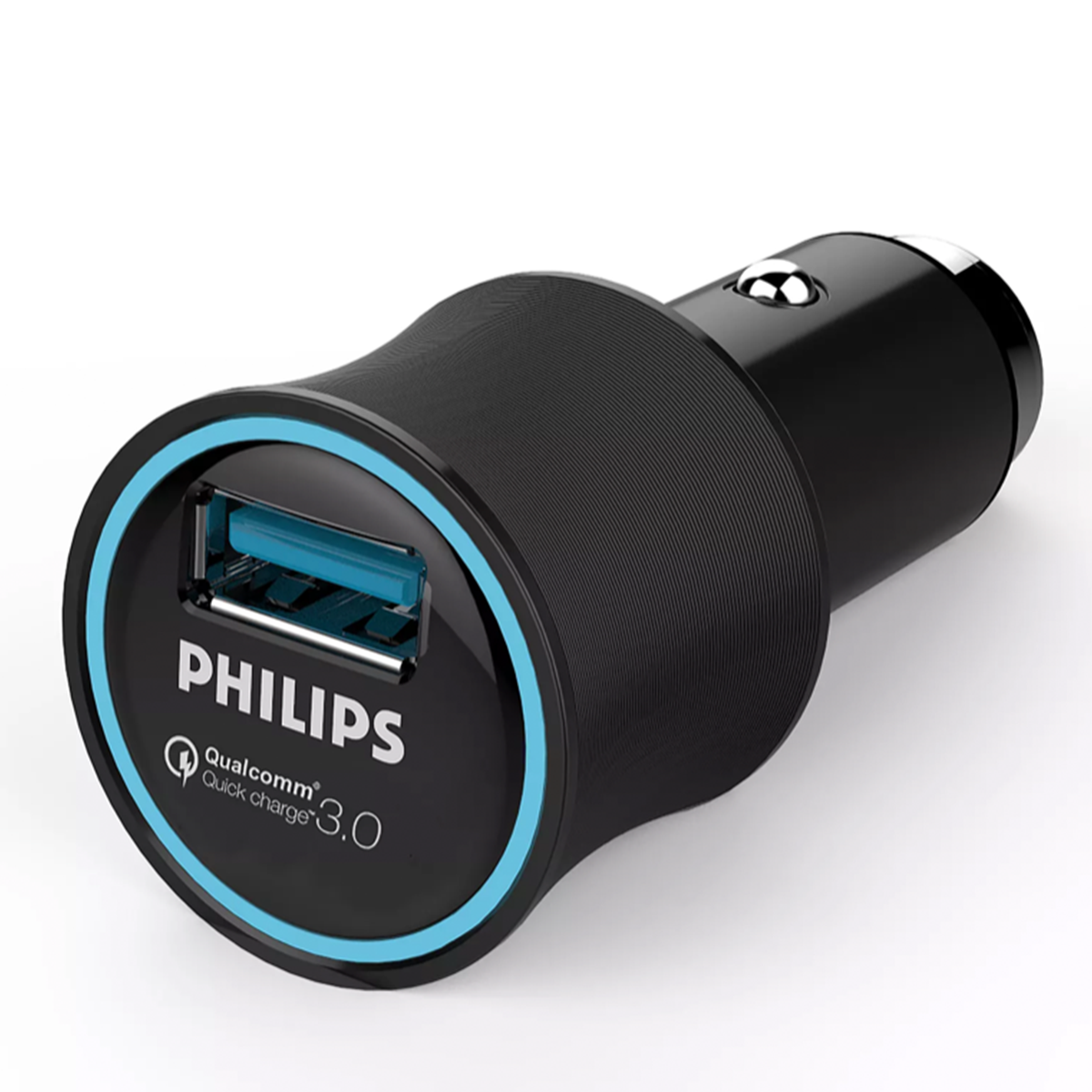 Cargador Usb Automovil Philips Carga Rapida 3.0 Negro