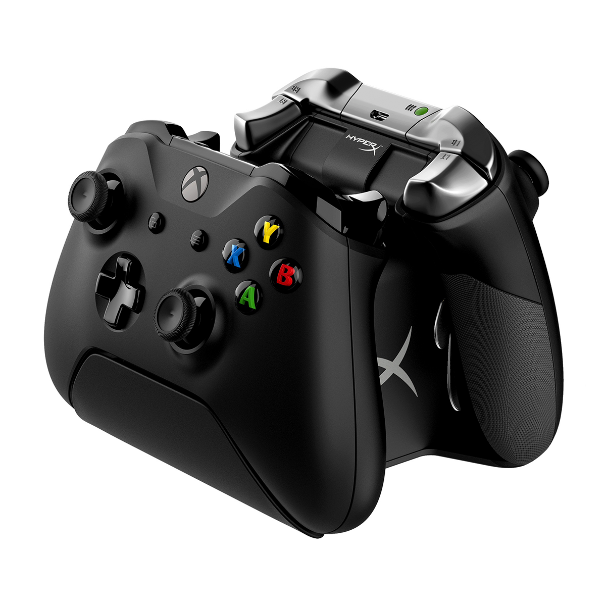 Cargador Dual Controles Hyperx Xbox Negro