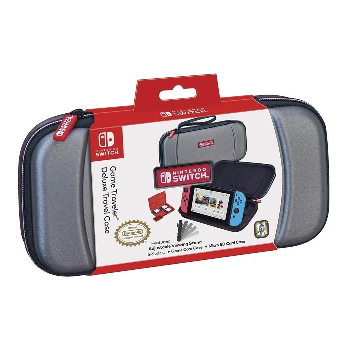 Bolso Protector Nintendo Switch Deluxe Travel Case Gris