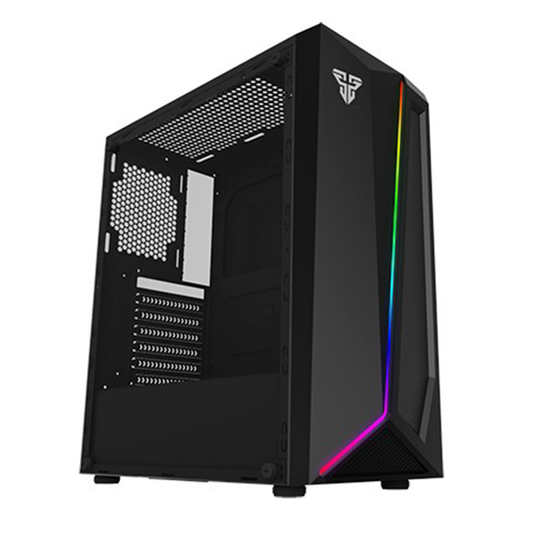 Gabinete Gamer Fantech Pulse Cg71 Rgb Negro