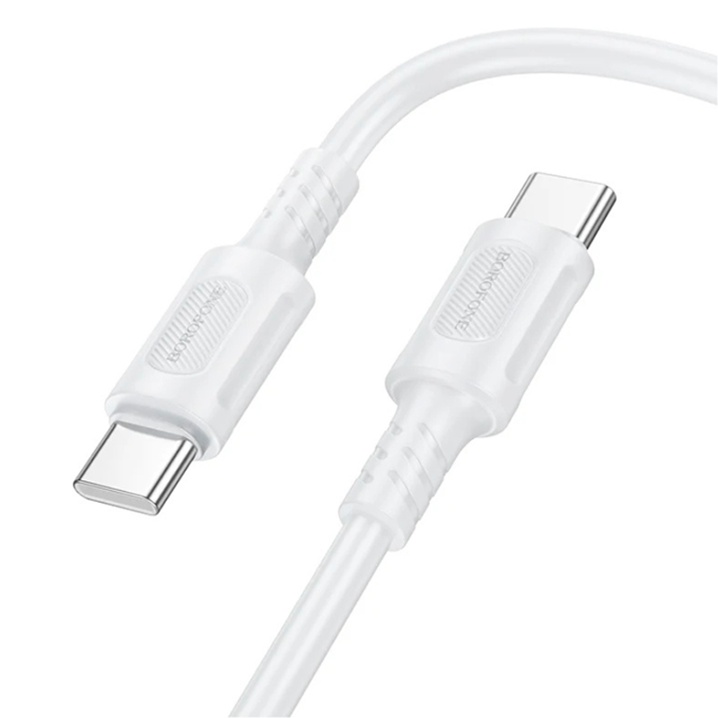 Cable Usb Tipo C a Tipo C Borofone Bx111 Blanco – imagen 2