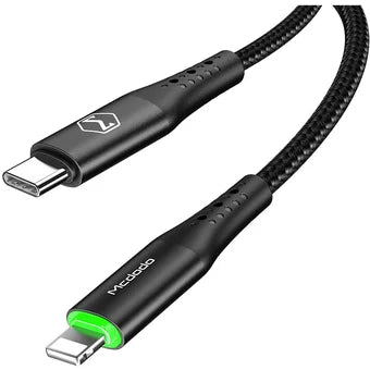 Cable Tipo C A Lightning 36W 1.2 Metros McDodo Negro