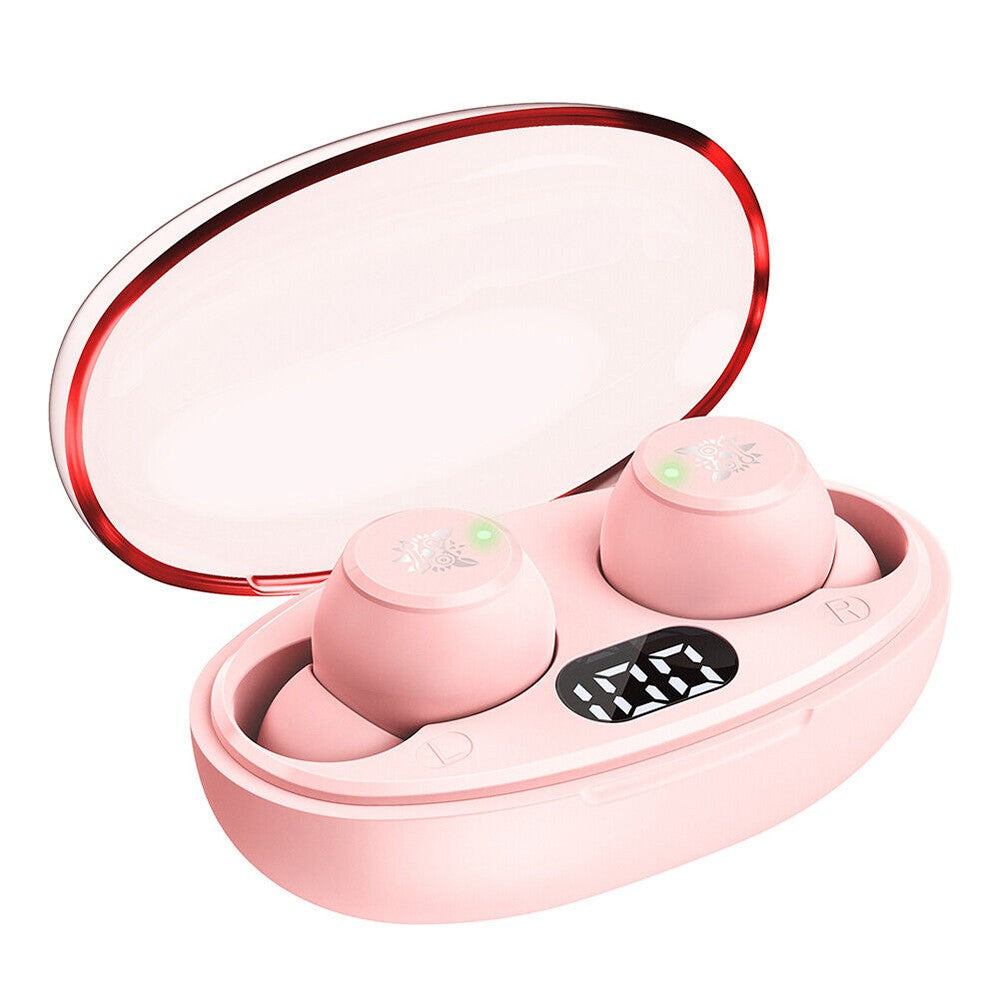 Audifonos Bluetooth In Ear Tws Onikuma T305 Rosado – imagen 2