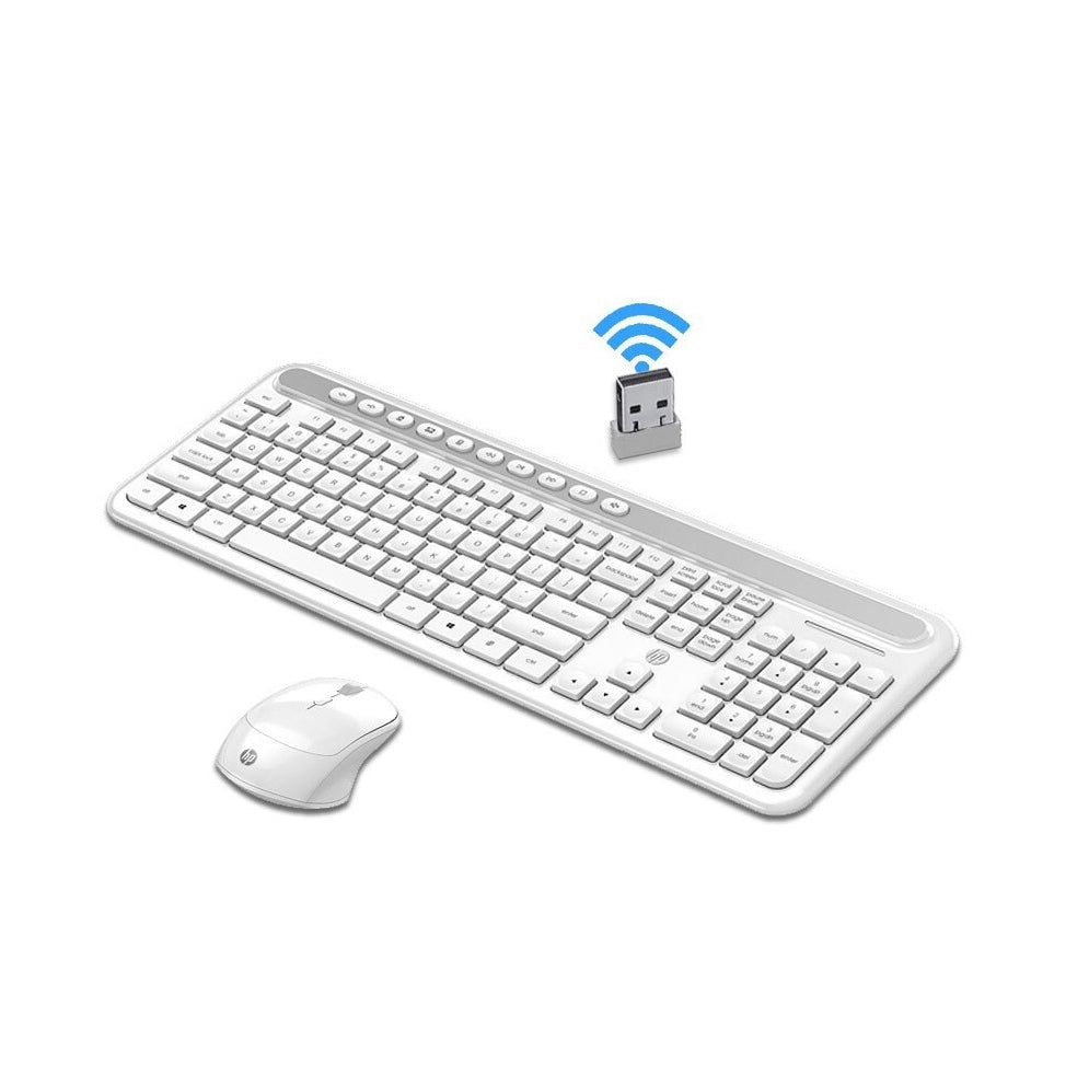 Kit Hp Teclado Y Mouse Inalámbrico HP CS500 Blanco – imagen 2