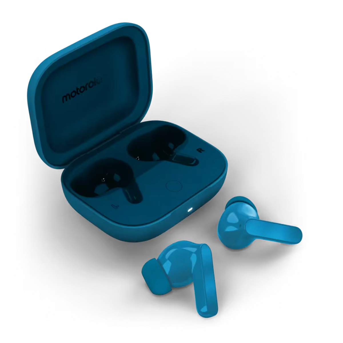 Audifonos In Ear Bluetooth Motorola Moto Buds Bass Celeste