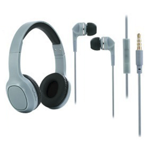 Audífonos Bluetooth + In Ear 3.5mm 2 en 1 Sy-bt1605 Celeste