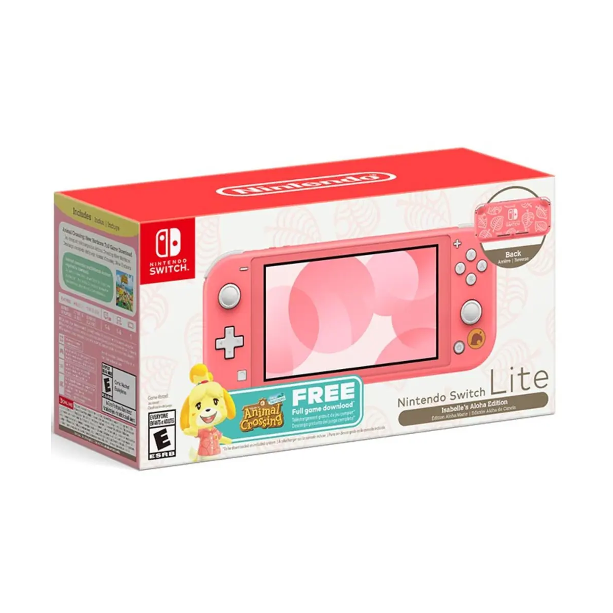 Consola Nintendo Switch Lite Animal Crossing: New Horizons New Horizons Isabelle Aloha Edition
