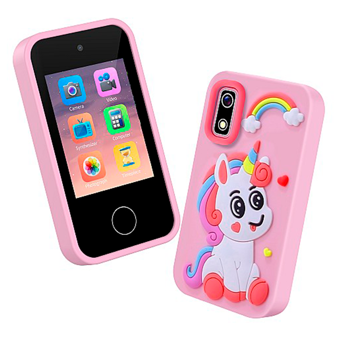 Teléfono Infantil Qiop A10 con Cámara 48 MP y Pantalla 2.8" Rosa