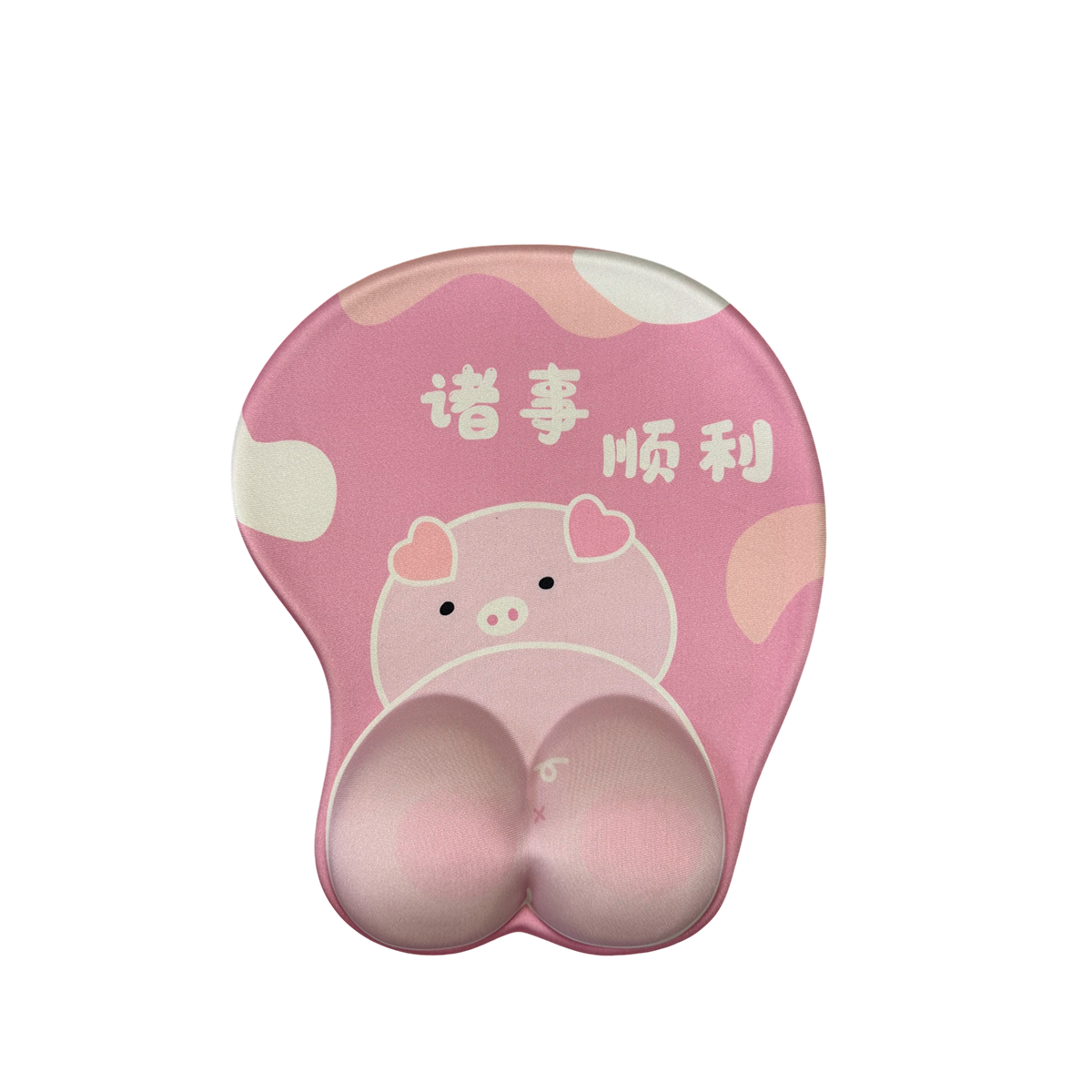 Mousepad Ergonomico Gel Apoyamuneca Antideslizante Cerdito