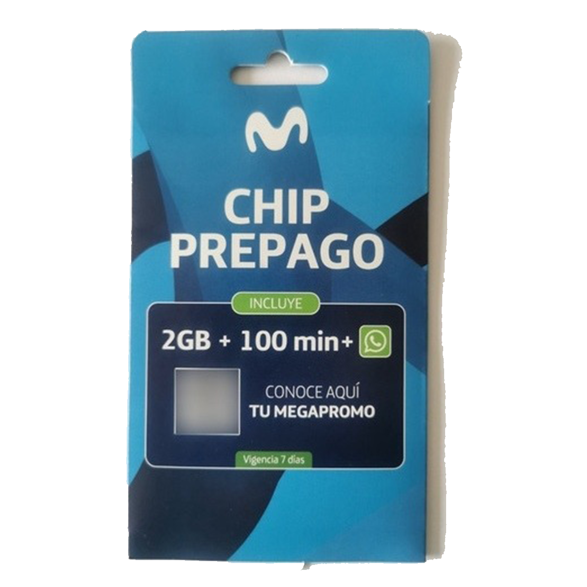 Chip Prepago Movistar 2gb + 100 Minutos