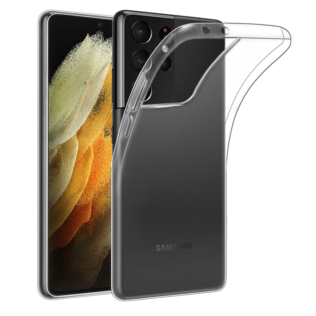 Samsung Galaxy S21 Ultra Carcasa Transparente Gel Tpu