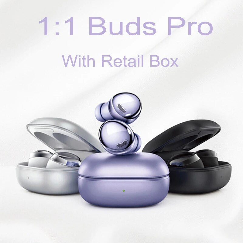 Audífonos Bluetooth In Ear Buds Pro Cancelacion Para Samsung Iphone Morado – imagen 2