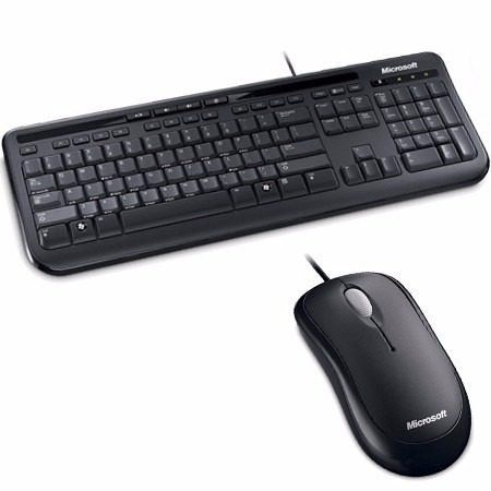 Combo Teclado + Mouse Microsoft 600 Con Cable