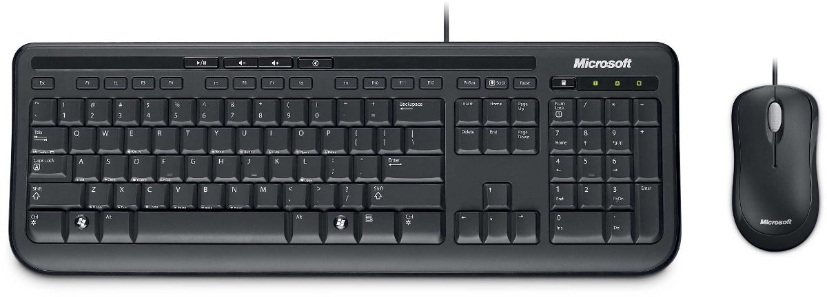 Combo Teclado + Mouse Microsoft 600 Con Cable – imagen 2