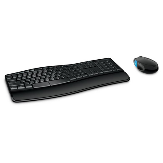 Combo Teclado + Mouse Microsoft Inalámbrico Sculpt Comfort Negro