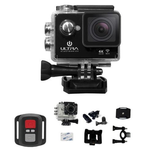 Camara Deportiva Bold Black Full HD Wifi 4K + Control Ultra – imagen 2