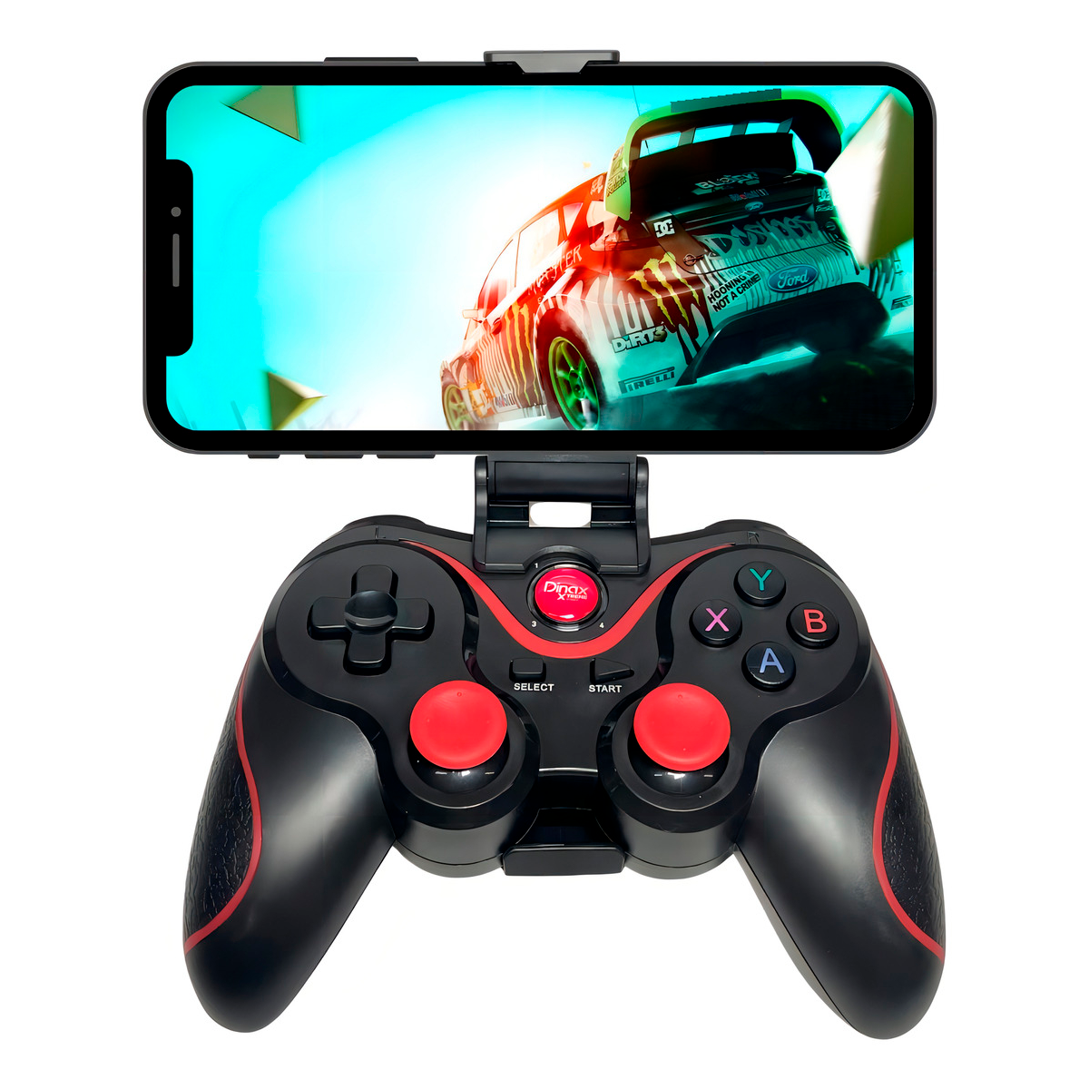Control Joystick Bluetooth Para Celulares Pc X3 Color Negro