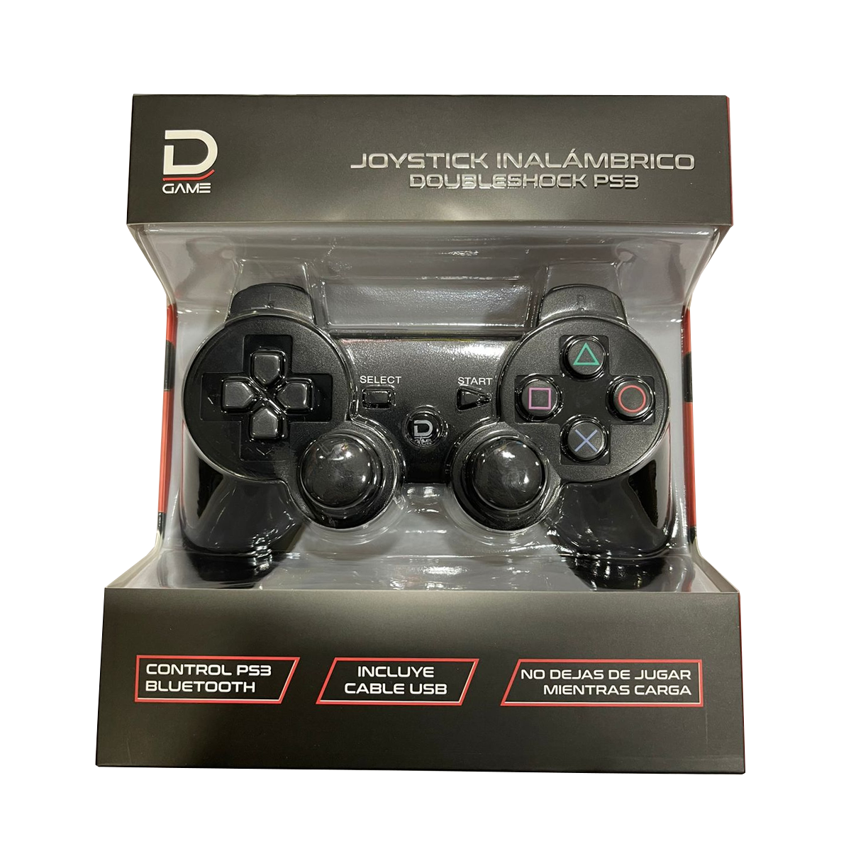 Control Ps3 Inalambrico Datacom Negro – imagen 3