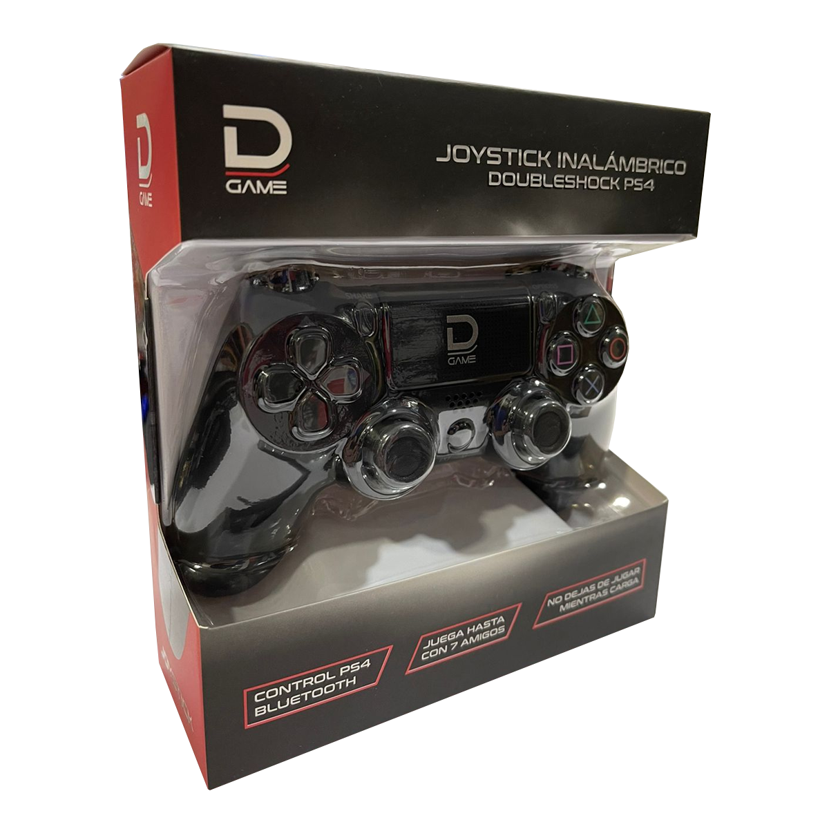 Control Doubleshock Ps4 Inalambrico Datacom Negro – imagen 4