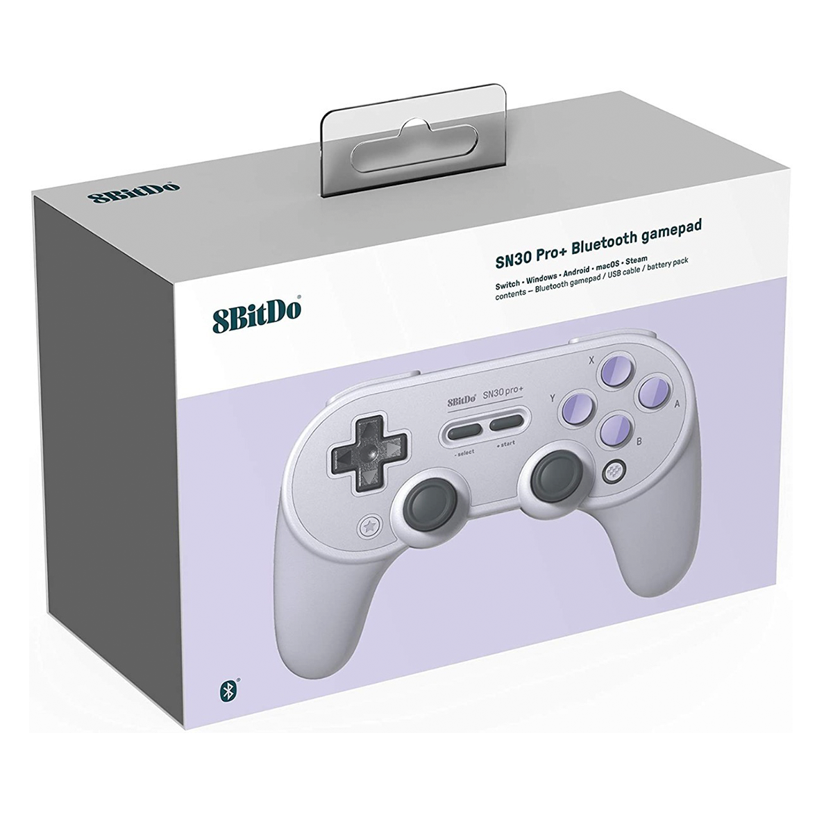 Control 8bitdo Sn30 Pro + Bluetooth Gamepad Switch Pc Android – imagen 2