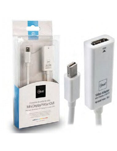 Adaptador Mini Displayport Hdmi Mac Microlab Blanco – imagen 2