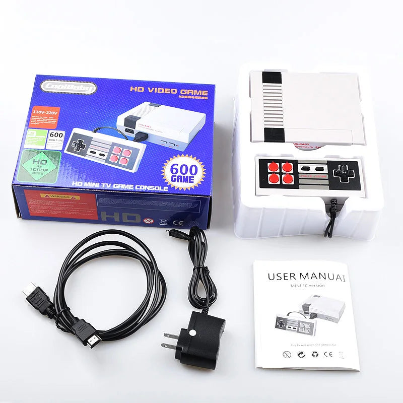Consola Videojuegos Mini Retro Coolbaby 8 Bits 600 Juegos – imagen 2