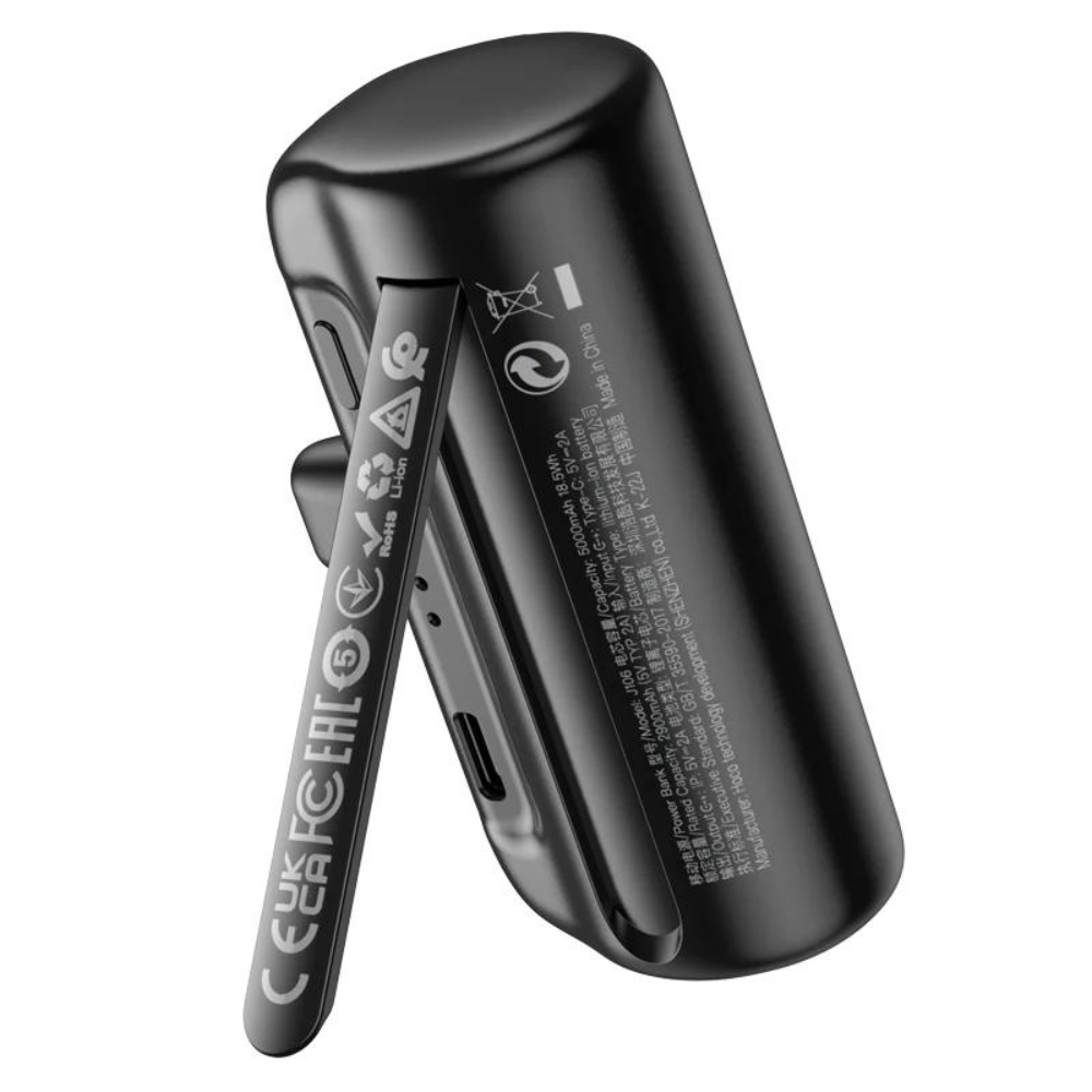 Powerbank Carga Rapida Hoco J106 5000 Mah Tipo C Negro – imagen 2