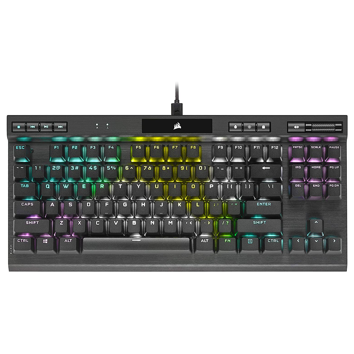 Teclado Gamer Mecánico Corsair K70 Pro TKL Champion Series Negro