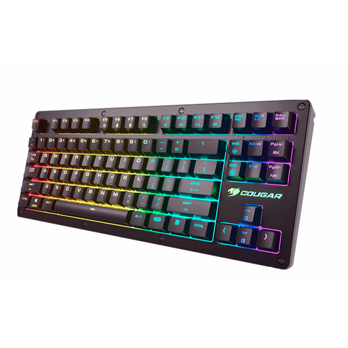 Teclado Gamer Cougar Mecanico Puri Tkl Rgb Negro
