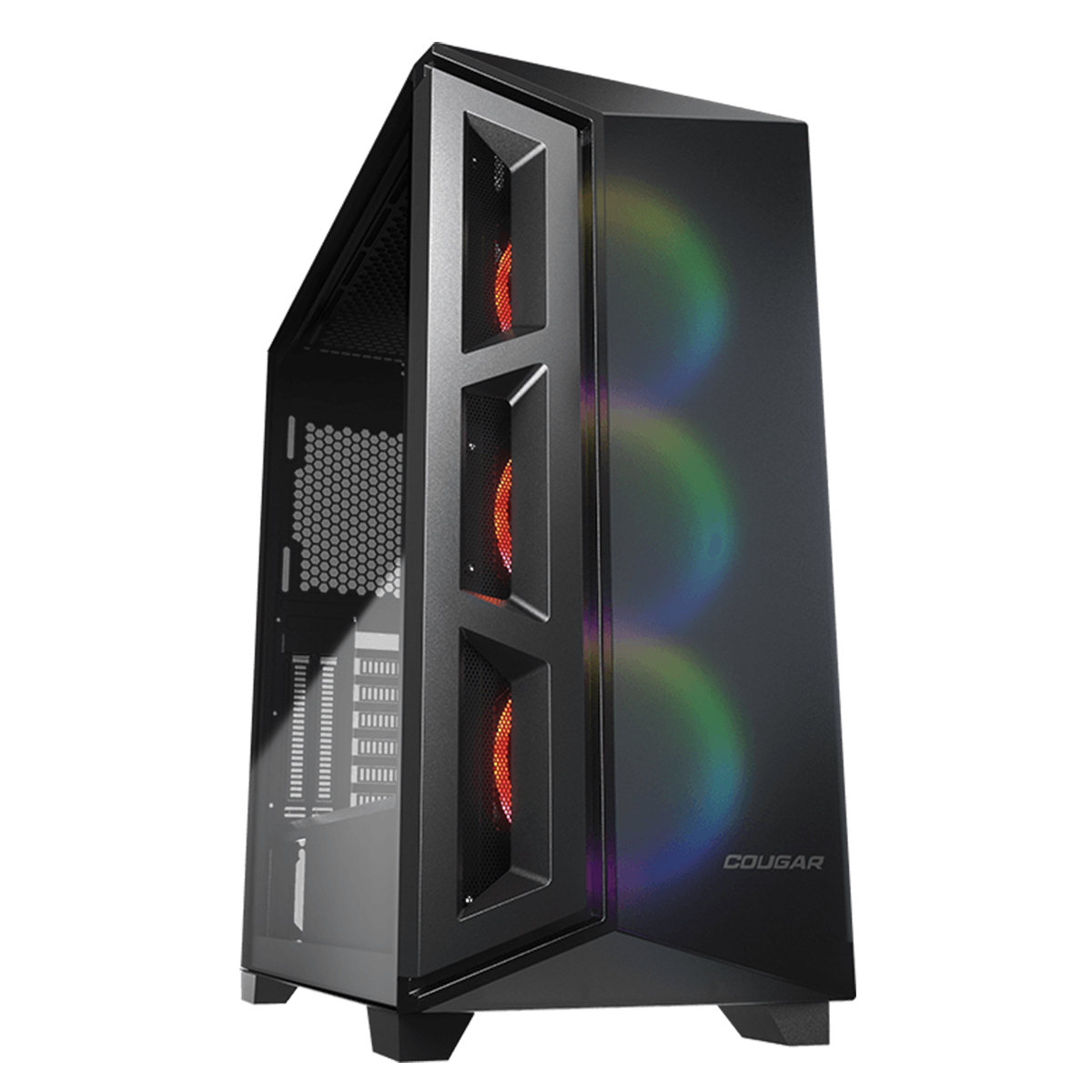 Gabinete Gamer Cougar Darkblader X5 Rgb Mid Tower Atx Negro – imagen 2
