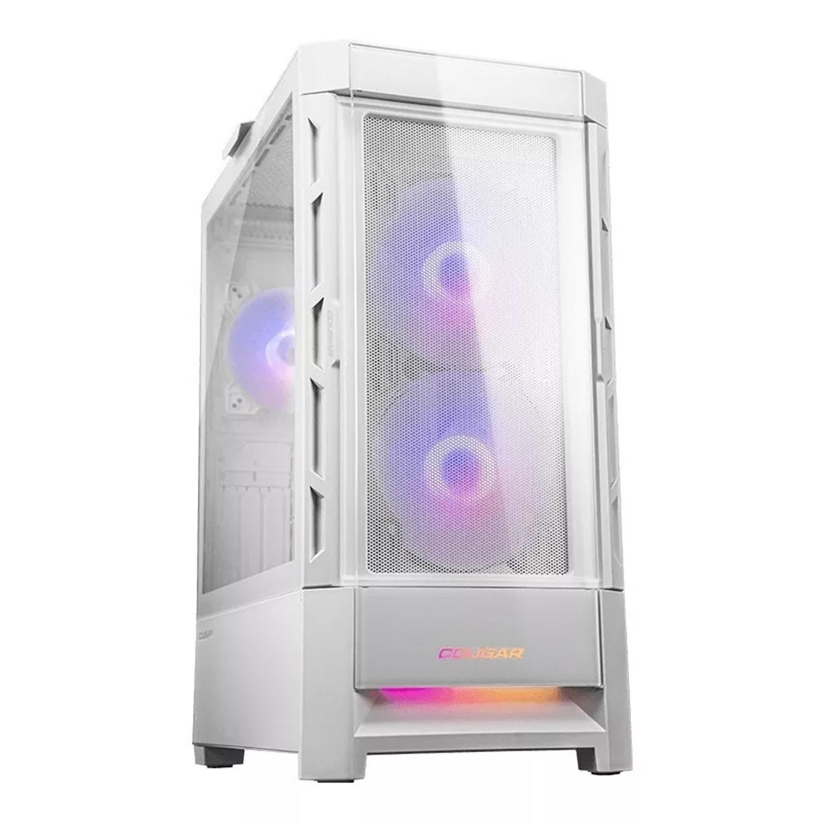 Gabinete Gamer Cougar Duoface RGB Mid Tower Blanco