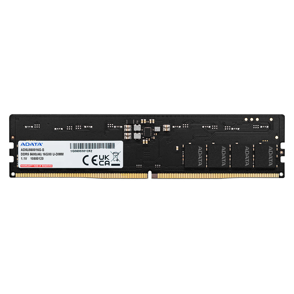 Memoria Ram DDR5 16 GB 5600Mts Adata Negro