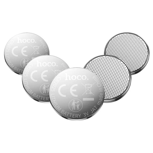 Pack 5 Pilas de Botón Hoco JA7 CR2025 3V 210 mAh
