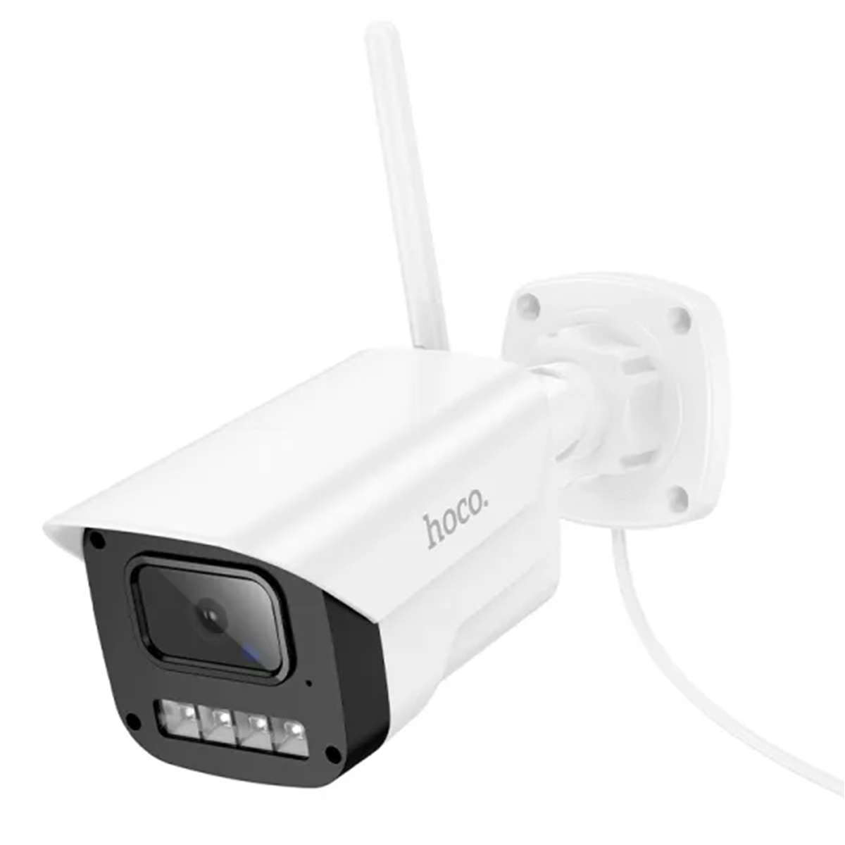 Cámara Seguridad Exterior Hoco D4 Full Hd Blanco