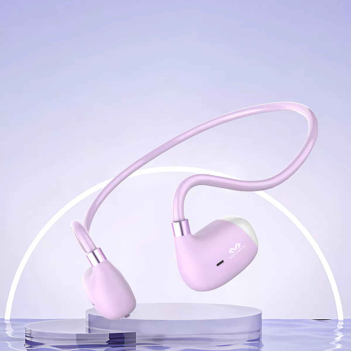 Audífonos Bluetooth Deportivo Miccell Vq-bh80 Morado – imagen 2