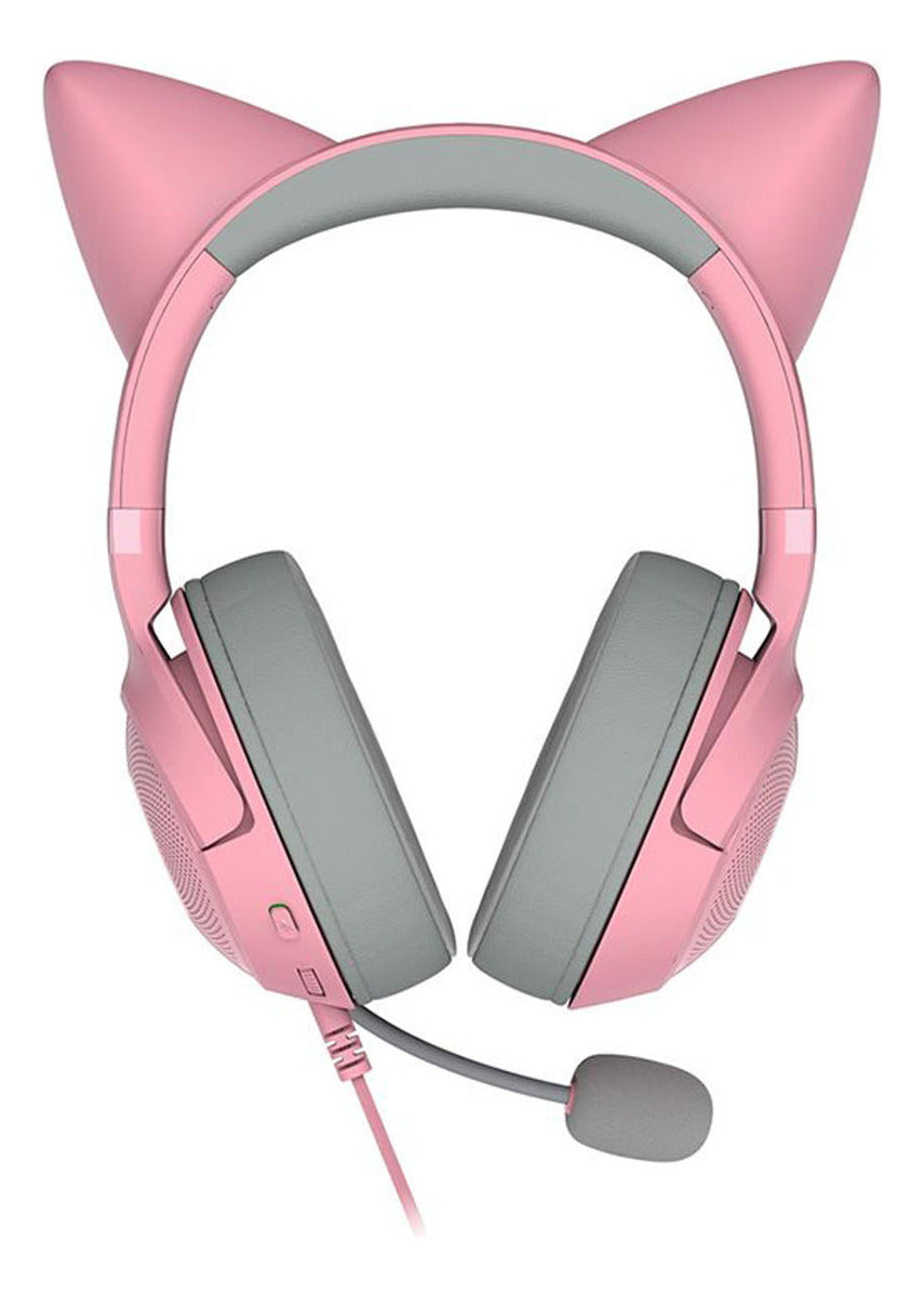 Audifono Gamer Razer Kraken Kitty V2 Usb Quartz Rosado – imagen 3