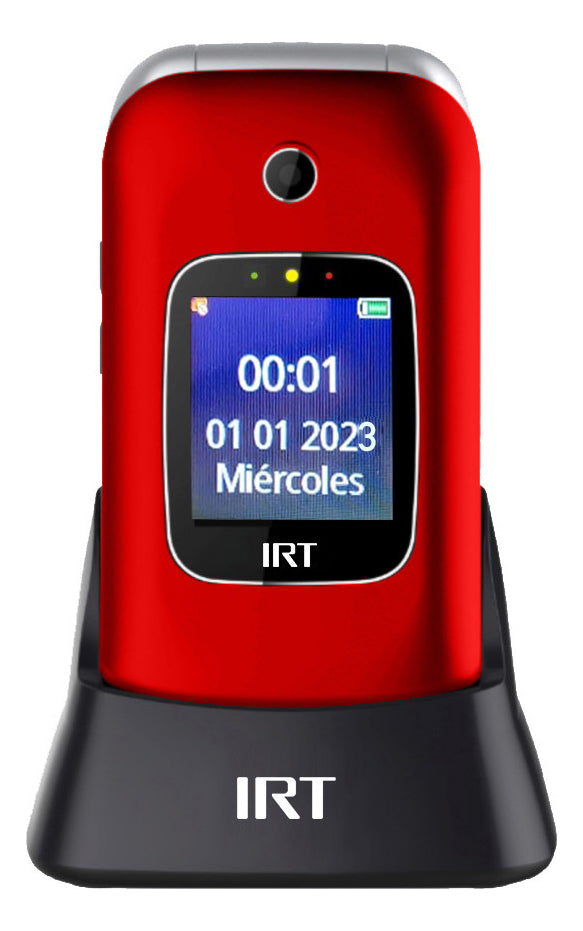 Telefono Celular Senior Adulto Mayor Irt 4g Lte Irt Rojo – imagen 2