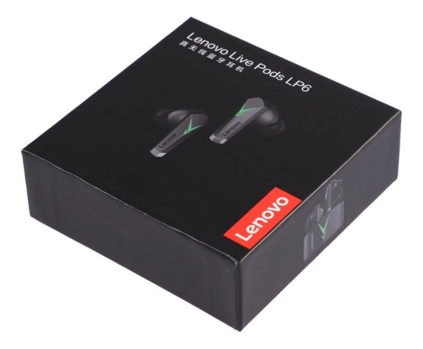Audífonos In ear Gamer Inalámbricos Lenovo Livepods LP6 Negro – imagen 2