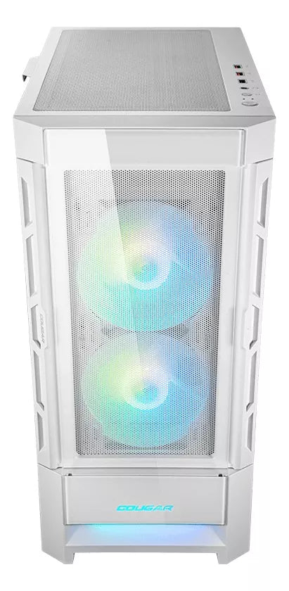 Gabinete Gamer Cougar Duoface RGB Mid Tower Blanco – imagen 4