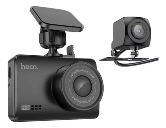 Camara De Auto Hoco Dv3 Dual Wifi Dash Cam Full Hd 1080p Negro – imagen 2