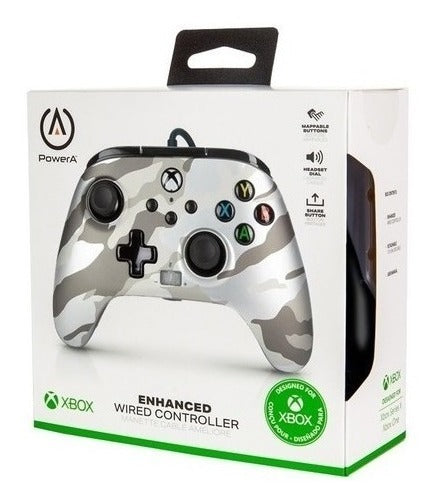 Control Alambrico Powera Xbox One Serie X / S Arctic Camo – imagen 2