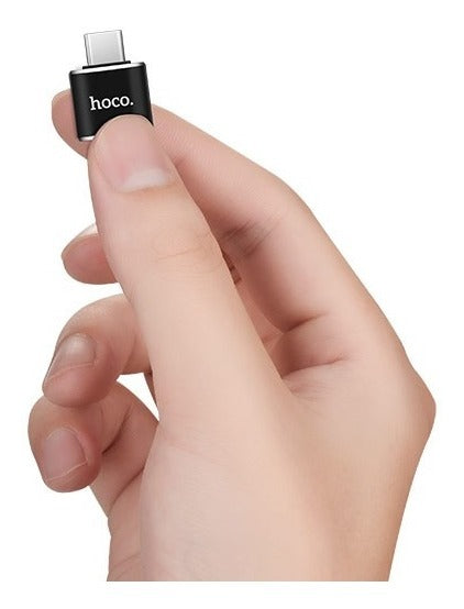 Adaptador Tipo C a Usb Hoco UA5 Negro – imagen 2